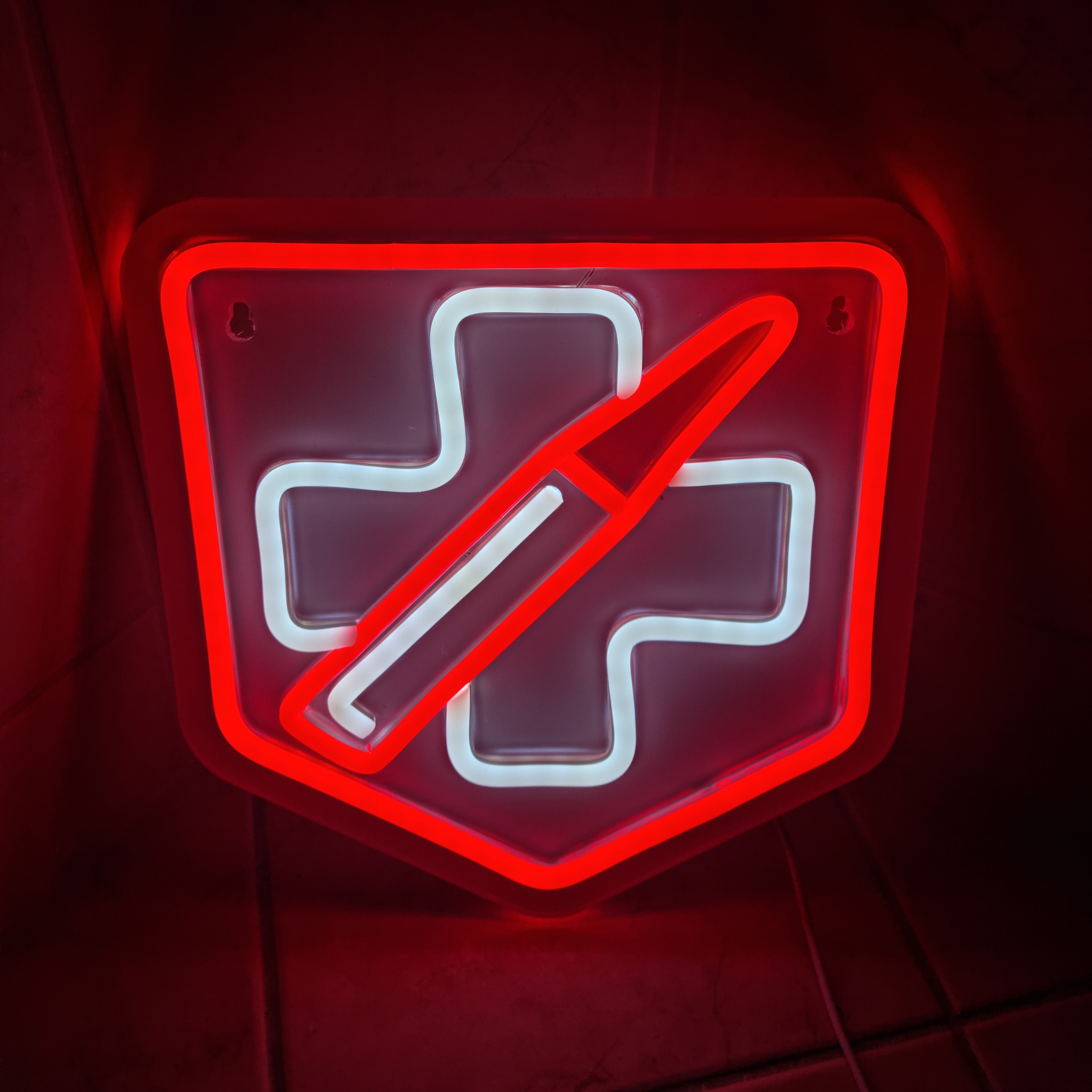 Upgrade your gaming setup with this vibrant Juggernog LED neon sign! The ultimate Call of Duty Zombies decor for man caves and game rooms. Shop now!